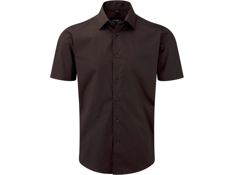 Russell Men's Short Sleeve Easy Care Fitted Shirt