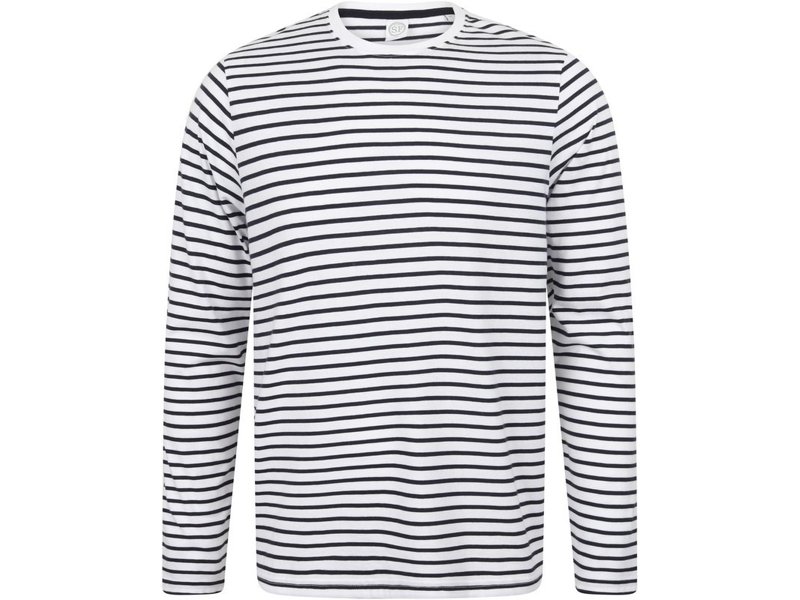 Skinni Fit LONG SLEEVED STRIPED T-SHIRT