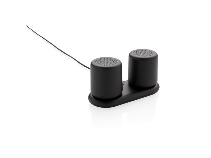 Dubbele 3W speaker met inductielader