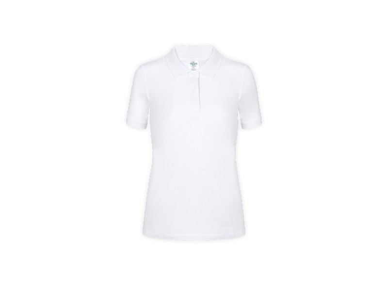 Dames Wit Polo Shirt "keya" WPS180