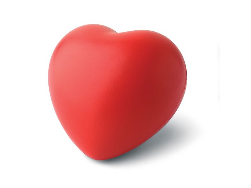 Goedkope antitressballen in de vorm van een hart