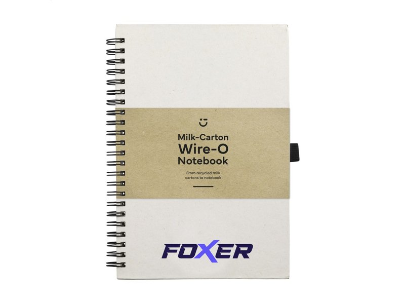 Milk-Carton Wire-O Notebook A5 notitieboekje