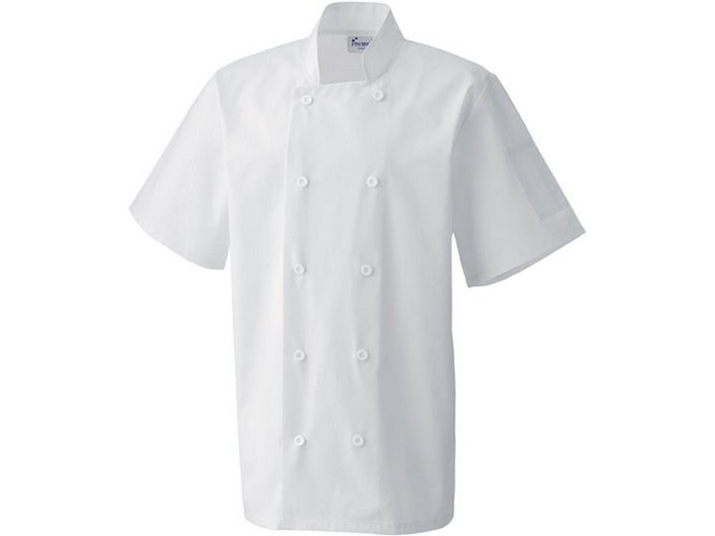 Premier Short Sleeve Chefs Jacket