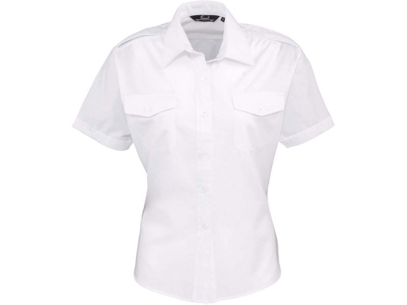 Premier Ladies Pilot Short Sleeved Shirt