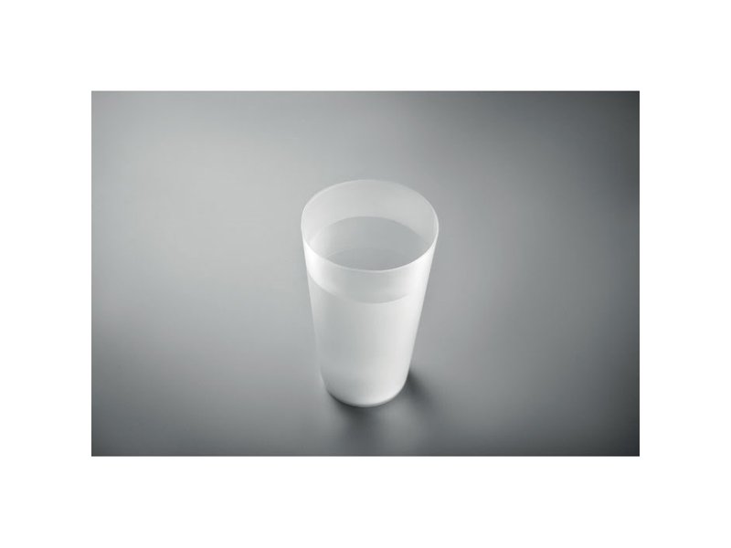 Frosted PP cup 550 ml