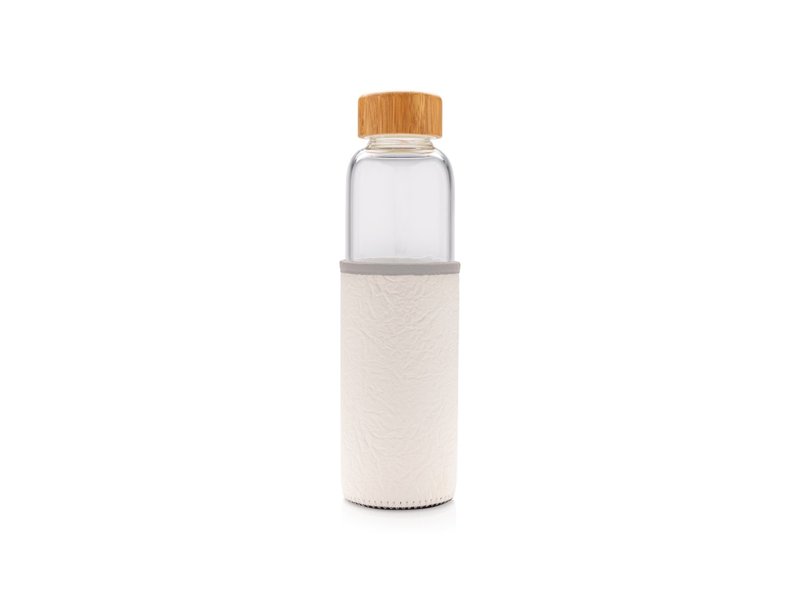 Borosilicaatglas fles met PU sleeve
