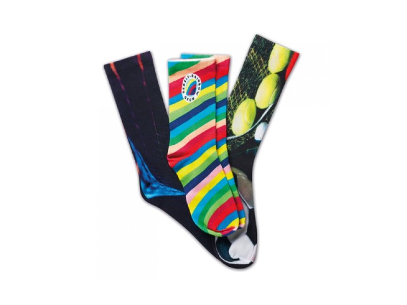 Full colour bedrukte sokken met logo of foto