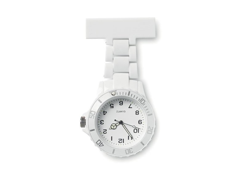 Analoog zusterhorloge » Bedrukte horloges in het wit