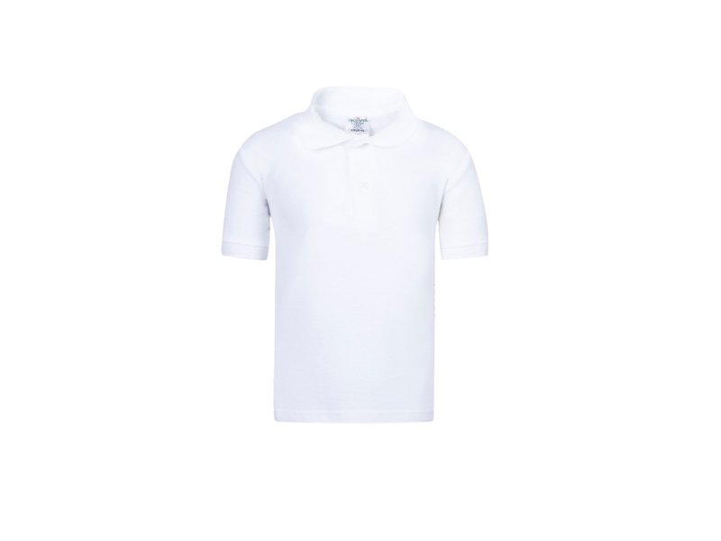 Kinder Wit Polo Shirt "keya" YPS180