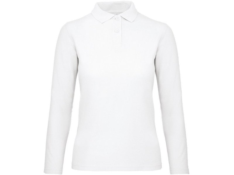 B&C ID.001 Ladies' long-sleeve polo shirt
