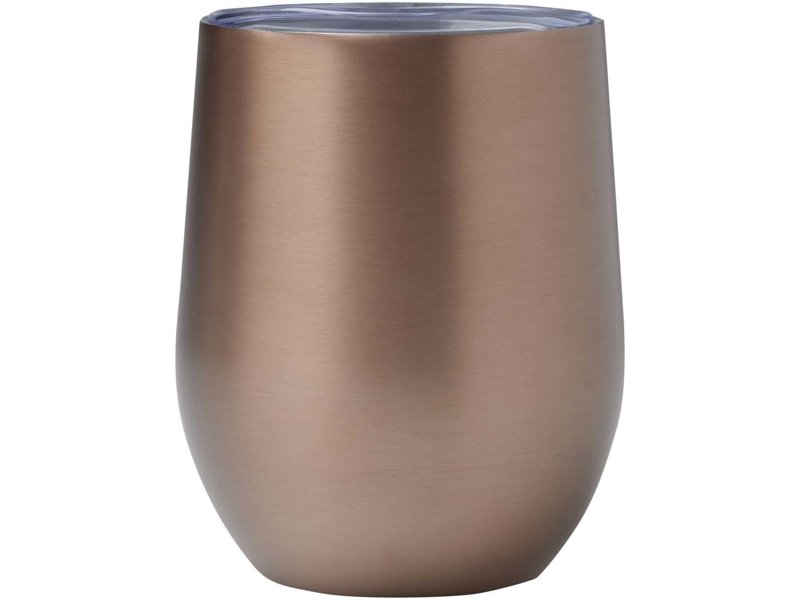 Corzo 350 ml RCS-gecertificeerde koperen beker met vacuümisolatie van gerecycled roestvrij staal
