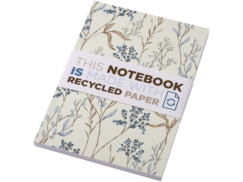 Novella Austen A5 gerecycled notitieboek met zachte cover, 100 vellen Novella Austen A5 gerecycled notitieboek met zachte cover, 100 vellen