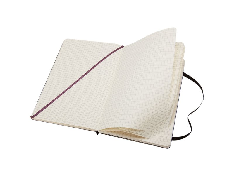 Moleskine Classic L hardcover notitieboek - ruitjes
