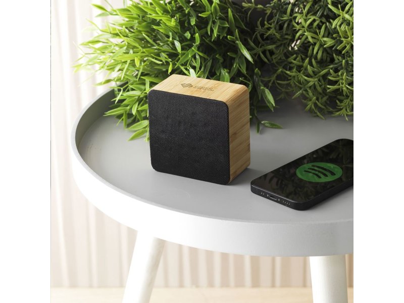 Sonido 5W Bamboo Wireless Speaker bedrukken | Jouw relatiegeschenk & promotieartikel Sonido 5W Bamboo Wireless Speaker bedrukken | Jouw relatiegeschenk & promotieartikel