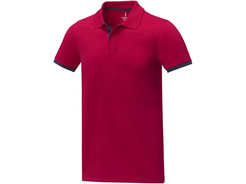 Morgan duotone Heren polo met korte mouwen