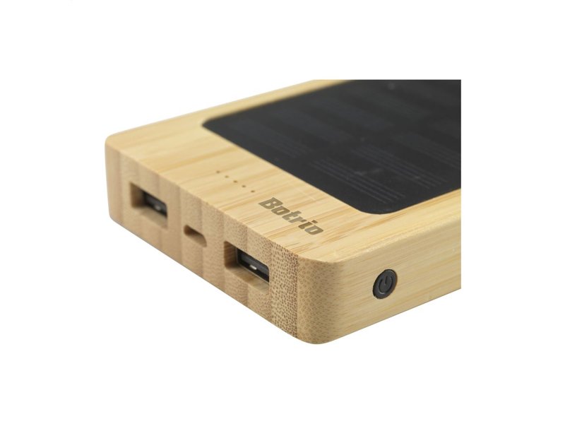 Solar Powerbank 8000+ Wireless Charger externe oplader bedrukken | Relatiegeschenk & promotieartikel