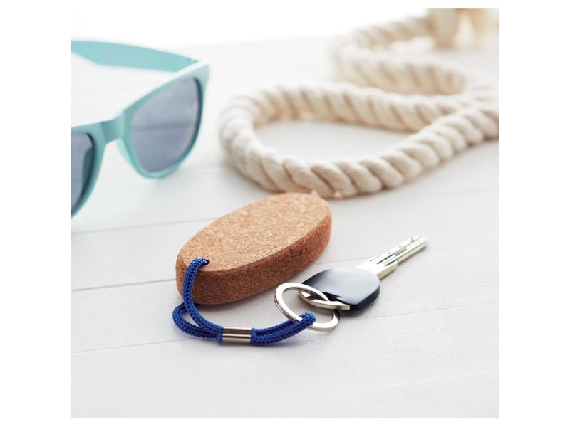 Drijvende sleutelhanger van kurk Drijvende sleutelhanger van kurk