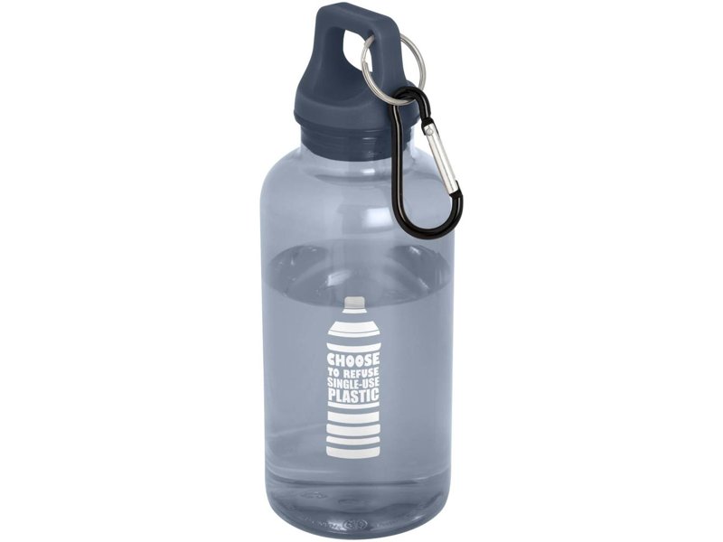 Oregon 400 ml waterfles van RCS-gecertificeerd gerecycled plastic met karabijnhaak