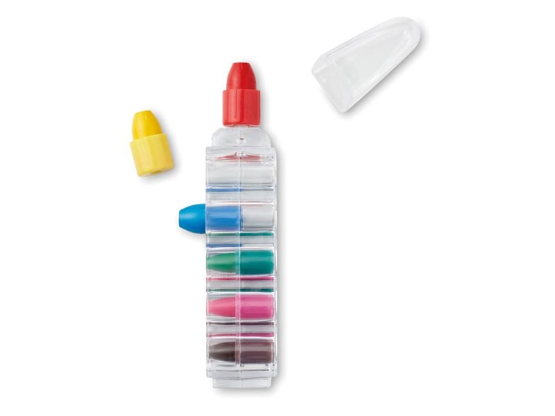 kunststof pen met metaalclip