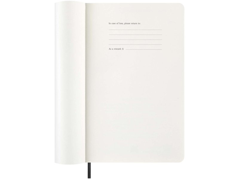Moleskine week-agenda voor 12 maanden met zachte kaft L