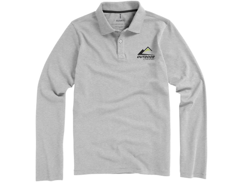 Oakville heren polo met lange mouwen