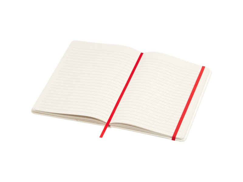 Bass A5 gerecycled notitieboek met gelinieerde pagina's Bass A5 gerecycled notitieboek met gelinieerde pagina's