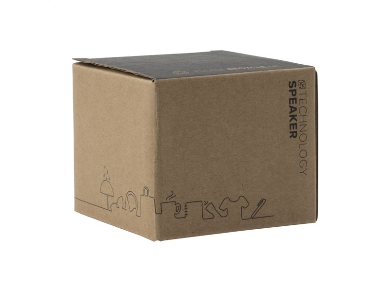 Wave Bamboo Wireless Speaker laten bedrukken met logo voor klanten en relaties