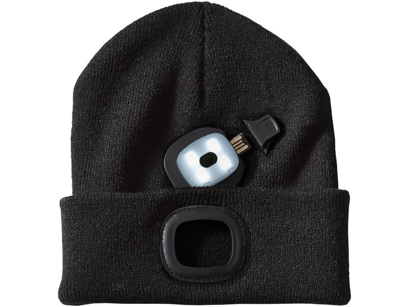 Mighty beanie met LED verlichting Mighty beanie met LED verlichting