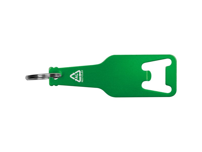 Flessenopener gemaakt van gerecycled aluminium in Malmö