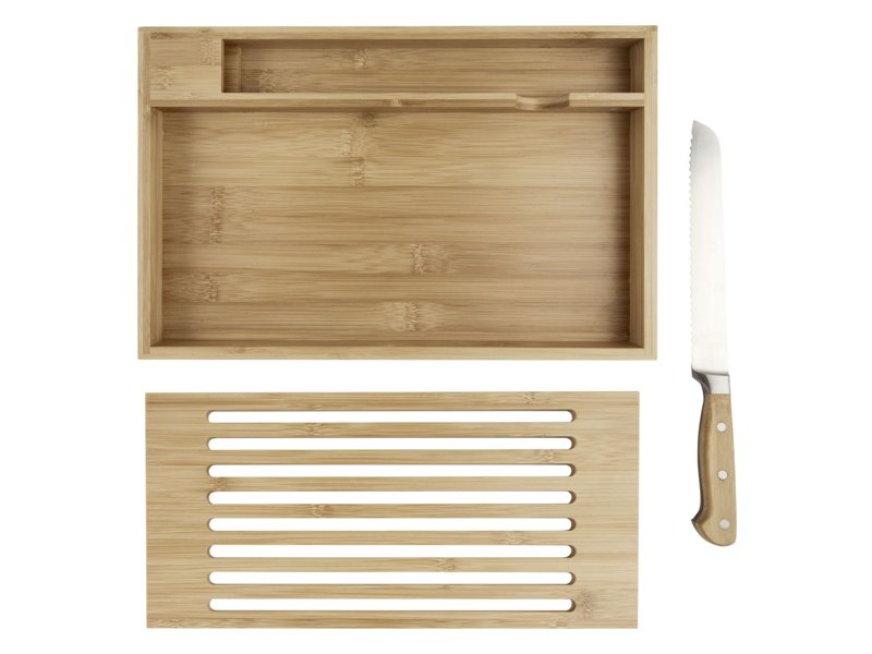 Pao bamboe snijplank met mes Pao bamboe snijplank met mes