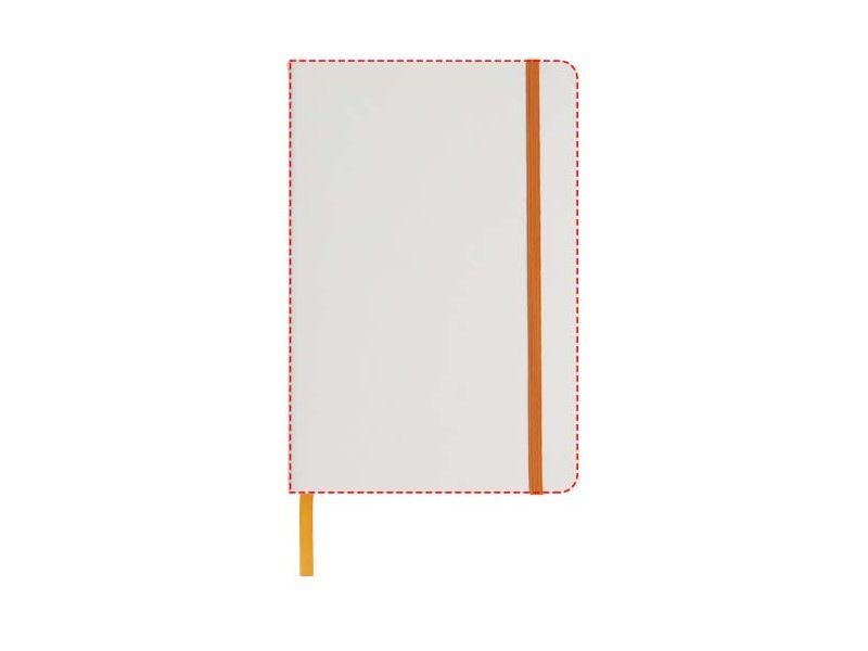 Spectrum A5 notitieboek met gekleurde sluiting Spectrum A5 notitieboek met gekleurde sluiting