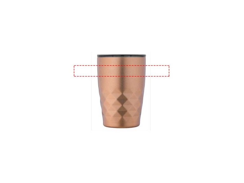 Geo 350 ml koper vacuüm geïsoleerde beker Geo 350 ml koper vacuüm geïsoleerde beker
