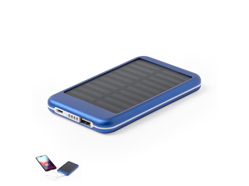 Compacte Rudder powerbank 4.000 mAh relatiegeschenk laten bedrukken