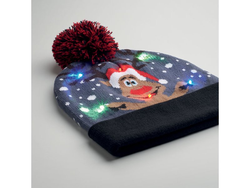 SHIMAS LIGHT - Gebreide kerstmuts LED