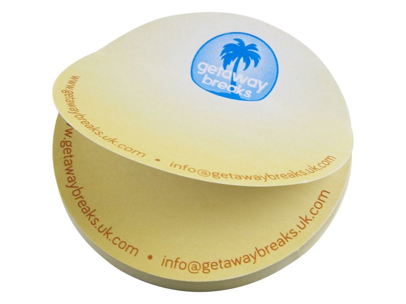 Sticky-Mate® cirkelvormige gerecyclede sticky notes