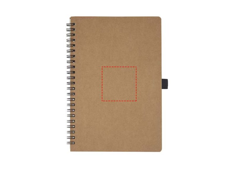 Cobble A5 wire-o gerecycled kartonnen notitieboek met steenpapier