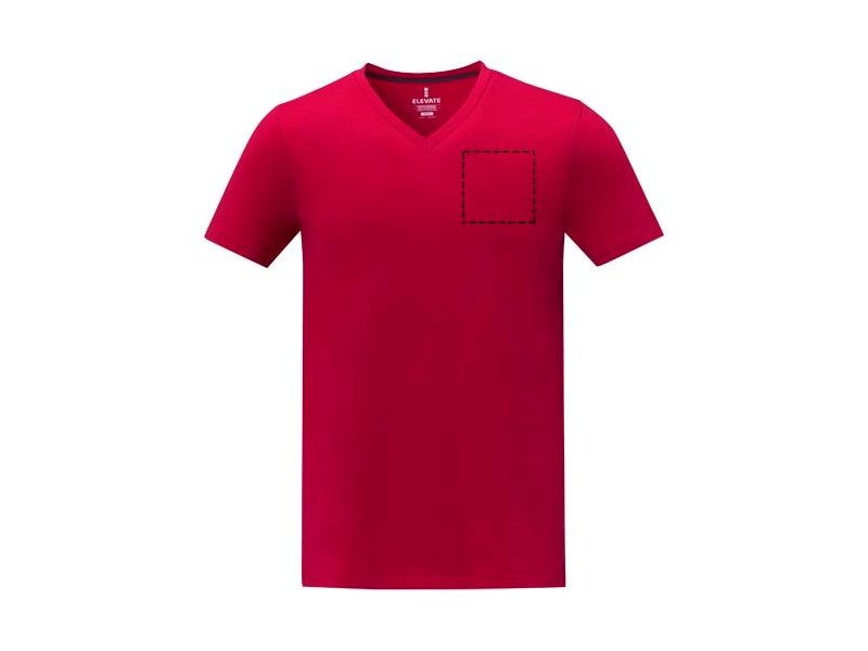 Somoto Heren T-shirt met V-hals en korte mouwen Somoto Heren T-shirt met V-hals en korte mouwen