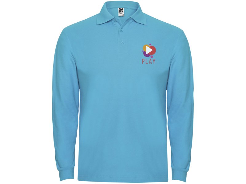 Estrella herenpolo met lange mouwen