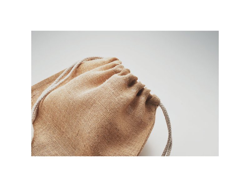 FUKURO - Jute rugzakje met koord
