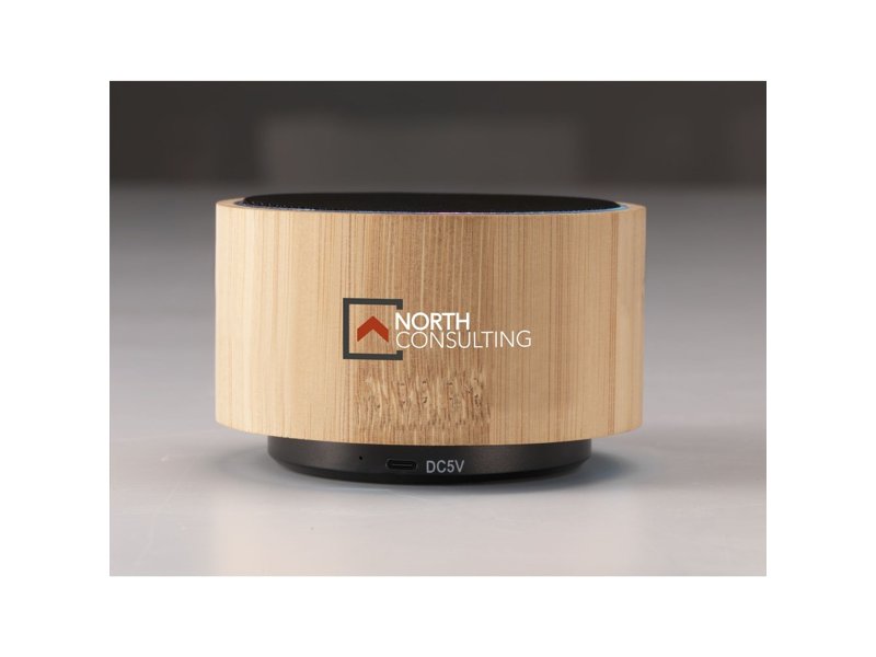 Wave FSC Bamboo Wireless Speaker bedrukken | Jouw relatiegeschenk & promotieartikel Wave FSC Bamboo Wireless Speaker bedrukken | Jouw relatiegeschenk & promotieartikel