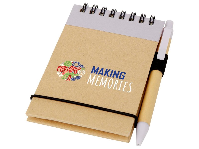 Zuse A7 gerecycled jotter kladblok met pen Zuse A7 gerecycled jotter kladblok met pen