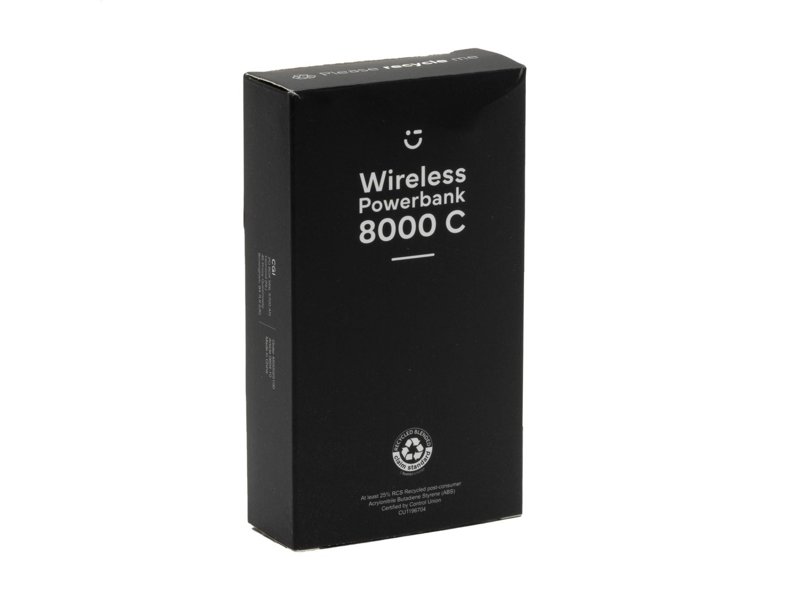 Wireless RCS r-ABS Powerbank 8000 oplader