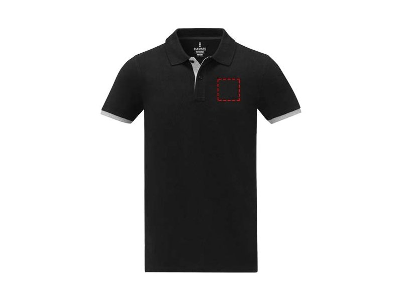 Morgan duotone Heren polo met korte mouwen