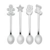 CHIP SET - Set van 4 kerst theelepeltjes