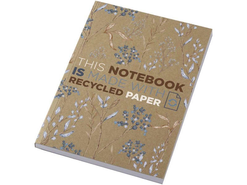 Novella Austen A5 gerecycled notitieboek met zachte cover, 100 vellen Novella Austen A5 gerecycled notitieboek met zachte cover, 100 vellen