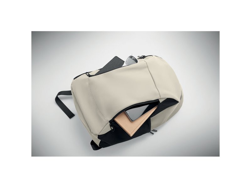 KOROVIN - 15" zachte PU laptop rugzak