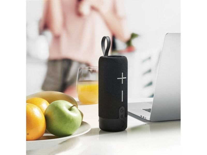 Yellow speaker bedrukken | Jouw relatiegeschenk & promotieartikel