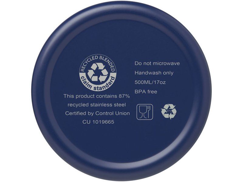 Vasa 500 ml RCS-gecertificeerde gerecyclede roestvrijstalen koperen vacuümgeïsoleerde fles