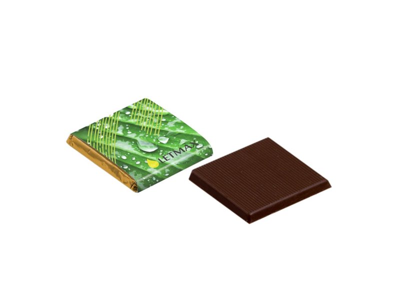 Vierkante napolitain van pure chocolade (vanaf 5.070 stuks)