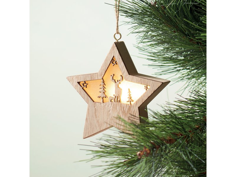 STARLIGHT - MDF ster met licht